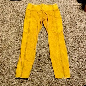 Lululemon mustard yellow leggings